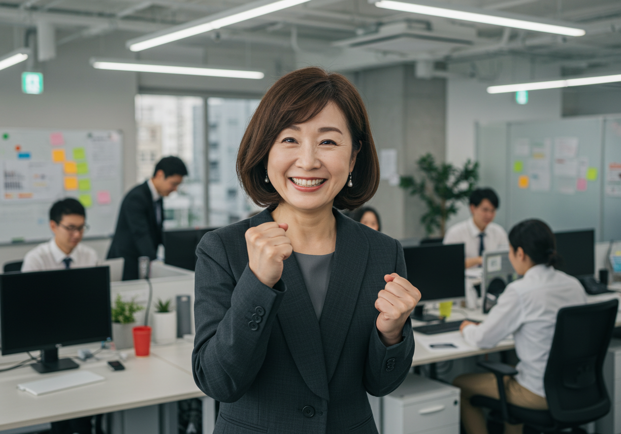 導入後の成果グラフ